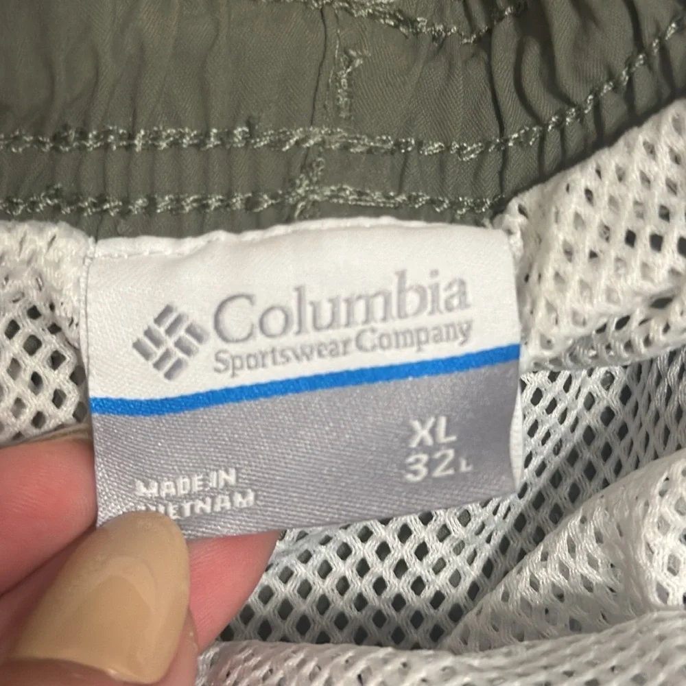 Columbia PFG Backcast Convertible Pants outdoors hiking fishing size XL 32 long‎